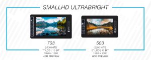 Image of SmallHD 703 and 503 Ultrabright Monitors